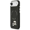 Karl Lagerfeld Karl & Choupette Pins MagSafe dėklas skirtas Apple iPhone Air Juodas