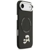 Karl Lagerfeld Karl & Choupette Pins MagSafe dėklas skirtas Apple iPhone Air Juodas