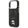 Karl Lagerfeld Karl Pin MagSafe dėklas Apple iPhone 17 Pro juodos spalvos