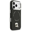 Karl Lagerfeld Karl Pin MagSafe dėklas skirtas Apple iPhone 17 Pro juodos spalvos