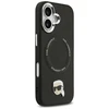 Karl Lagerfeld Karl Pin MagSafe dėklas skirtas Apple iPhone 17 juodos spalvos