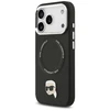 Karl Lagerfeld Karl Pin MagSafe dėklas skirtas Apple iPhone 17 Pro juodos spalvos