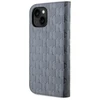 Karl Lagerfeld KLBKP14SSAKLHPG Apple iPhone 14 6.1" atverčiamas dėklas telefonui sidabro spalvos Saffiano Monogram