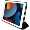 Karl Lagerfeld Saffiano Monogram Ikonik dėklas iPad 10.2" 2019 (7-osios kartos) su Folio Magnet ištisiniu dangteliu - Juodas