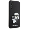 Dėklas Karl Lagerfeld KLHCA54SANKCPK A54 5GA546 hardcase juodas Saffiano Karl & Choupette