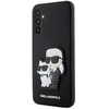 Dėklas Karl Lagerfeld KLHCA54SANKCPK A54 5GA546 hardcase juodas Saffiano Karl & Choupette