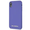 Dėklas Karl Lagerfeld Silicone iPhone Xr Case - Violetinė