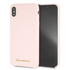 Dėklas Karl Lagerfeld KLHCI65SLLPG IPHONE XS MAX HARDCASE LIGHT Rožinis/LIGHT Rožinis SILICONE