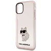 Apple iPhone 11 / XR Karl Lagerfeld dėklas Ikonik Choupette (KLHCN61HNCHTCP) rožinės spalvos