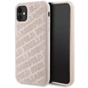 Apple iPhone 11 / XR Karl Lagerfeld dėklas Quilted K Pattern (KLHCN61PQKPMP) rožinės spalvos