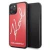 Apple iPhone 11 Pro Max Karl Lagerfeld Dėklas Signature Glitter (KLHCN65DLKSRE) raudonos spalvos