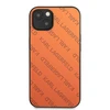Apple iPhone 13 Karl Lagerfeld dėklas Perforated Allover (KLHCP13MPTLO) oranžinės spalvos