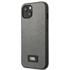 Dėklas Karl Lagerfeld KLHCP13MSFMP2DG iPhone 136,1" hardcase sidabrinė/sidabrinis Saffiano Plaque