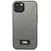 Dėklas Karl Lagerfeld KLHCP13MSFMP2DG iPhone 136,1" hardcase sidabrinė/sidabrinis Saffiano Plaque