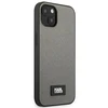 Dėklas Karl Lagerfeld KLHCP13MSFMP2DG iPhone 136,1" hardcase sidabrinė/sidabrinis Saffiano Plaque