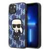 Apple iPhone 13 Mini Karl Lagerfeld dėklas Monogram Ikonik Patch mėlynos spalvos