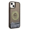 Apple iPhone 14 Plus Karl Lagerfeld dėklas Liquid Glitter RSG (KLHCP14MLCRSGRK) juodos spalvos