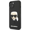 Dėklas Karl Lagerfeld 3D Rubber Karl`s Head Case for iPhone 13 / 14 / 15 - Juodas
