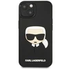 Dėklas Karl Lagerfeld 3D Rubber Karl`s Head Case for iPhone 13 / 14 / 15 - Juodas