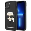 Dėklas Karl Lagerfeld 3D Rubber Karl`s Head Case for iPhone 13 / 14 / 15 - Juodas