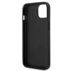 „Karl Lagerfeld Saffiano Karl's Head Patch“ dėklas, skirtas „iPhone 14“ - sidabrinis