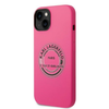 Karl Lagerfeld KLHCP14SSRSGRCF iPhone 14/15/13 6,1" kietas dėklas, rožinis silikoninis RSG