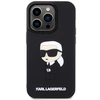 Dėklas Karl Lagerfeld KLHCP14X3DRKINK Apple iPhone 14 Pro Max 6.7" juodos spalvos hardcase Rubber Ikonik 3D