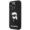 Dėklas Karl Lagerfeld KLHCP14X3DRKINK Apple iPhone 14 Pro Max 6.7" juodos spalvos hardcase Rubber Ikonik 3D