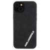 Apple iPhone 15 Plus Karl Lagerfeld dėklas 3D Rubber Multi Logo (KLHCP15M3DMKRLK) juodos spalvos