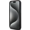 Dėklas Karl Lagerfeld Silicone Choupette Metal Pin - Apple iPhone 15 Case Juodas