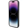 Apple iPhone 15 Pro Max Karl Lagerfeld Hardcase Fixed Glitter Choupette Logo Metal Pin (KLHCP15XGCNPSG) telefono dėklas sidabro spalvos