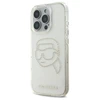 Karl Lagerfeld IML Rhinestones Karl Head - dėklas skirtas Apple iPhone 16 Pro transparent