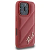 Apple iPhone 16 Pro Karl Lagerfeld Quilted Signature (KLHCP16LPQDSMGR) dėklas telefonui raudonos spalvos