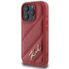 Apple iPhone 16 Pro Karl Lagerfeld Quilted Signature (KLHCP16LPQDSMGR) dėklas telefonui raudonos spalvos