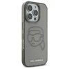 Karl Lagerfeld KLHCP16XHKHDCELK Apple iPhone 16 Pro Max 6.9" dėklas telefonui juodos spalvos IML Rhinestones Karl Head