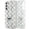 Samsung Galaxy S23 FE Karl Lagerfeld dėklas Monogram Choupette (KLHCS23FEHNCMKLT) skaidrus