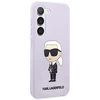 Samsung Galaxy S23 Plus Karl Lagerfeld silikoninis dėklas Ikonik (KLHCS23MSNIKBCU) violetinės spalvos