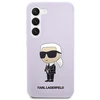 Samsung Galaxy S23 Plus Karl Lagerfeld silikoninis dėklas Ikonik (KLHCS23MSNIKBCU) violetinės spalvos