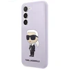 Samsung Galaxy S23 Plus Karl Lagerfeld silikoninis dėklas Ikonik (KLHCS23MSNIKBCU) violetinės spalvos