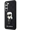 Karl Lagerfeld KLHCS23SSAKLHKPK S23 S911 kietas dėklas juodas/juodas Saffiano Monogram Ikonik