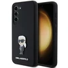 Samsung Galaxy S23 Karl Lagerfeld silikoninis dėklas Ikonik Metal Pin (KLHCS23SSMHKNPK) juodos spalvos