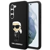Samsung Galaxy S23 Karl Lagerfeld silikoninis dėklas Ikonik (KLHCS23SSNIKBCK) juodos spalvos