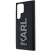 Samsung Galaxy S24 Ultra Karl Lagerfeld dėklas 3D Rubber Glitter Logo (KLHCS24L3DMBKCK) juodos spalvos