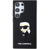 Samsung Galaxy S24 Ultra Karl Lagerfeld dėklas 3D Rubber Ikonik (KLHCS24L3DRKINK) juodos spalvos