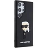 Samsung Galaxy S24 Ultra Karl Lagerfeld dėklas 3D Rubber Ikonik (KLHCS24L3DRKINK) juodos spalvos