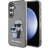 Samsung Galaxy S24 Plus Karl Lagerfeld dėklas Glitter Karl&amp;Choupette (KLHCS24MHNKCTGK) juodos spalvos