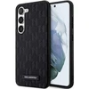 Samsung Galaxy S24 Karl Lagerfeld dėklas Saffiano Mono Metal Logo (KLHCS24SSAKLHPK) juodos spalvos