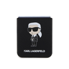 Dėklas Karl Lagerfeld Silicone Ikonik - Samsung Z Flip 5 Case juodas