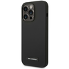 Dėklas Karl Lagerfeld KLHMP14LSLMP1K iPhone 14 Pro 6,1" hardcase juoda/juodas Silicone Plaque Magsafe