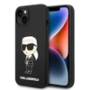 Karl Lagerfeld dėklas iPhone 14 Plus 6,7 KLHMP14MSNIKBCK juodas hard dėklas Magsafe Silikoninis NFT Ikonik